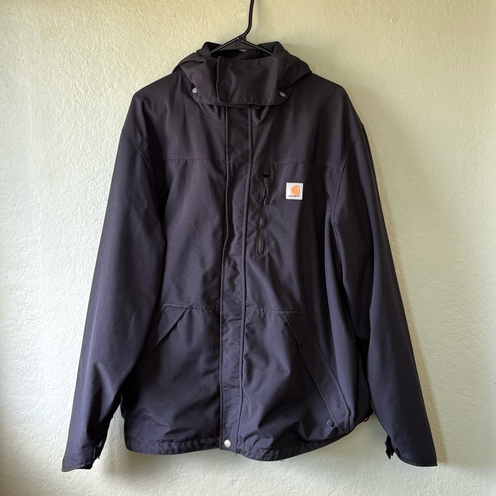 Carhartt Black Waterproof Heavyweight Jacket